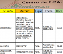 Inicio curso cepa simienza